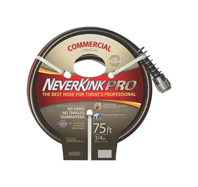 Commercial-duty Neverkink Garden Hose, 3/4-in. X 75-ft.
