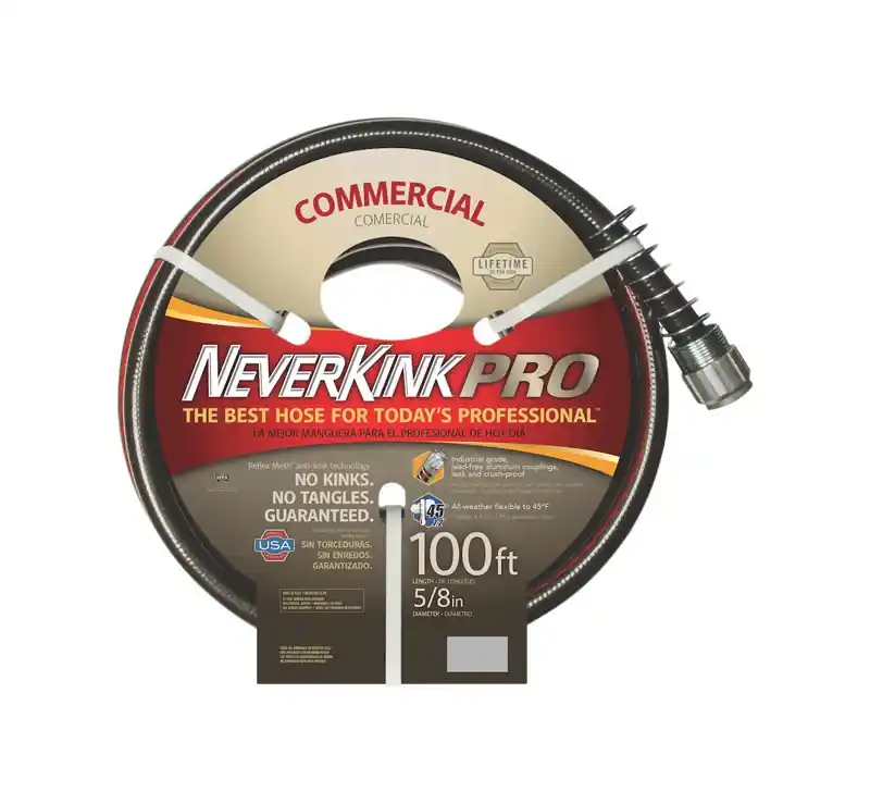 5/8 In. Dia X 100 Ft. Contractor Black Aluminum Hose
