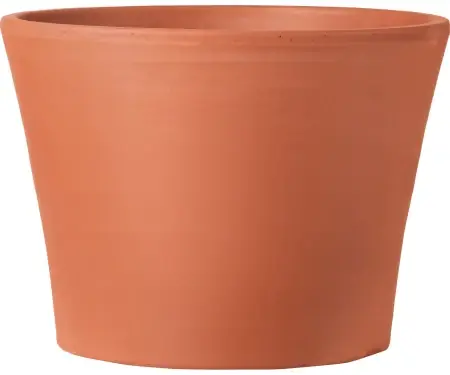 Terracotta Clay Planter, Red, 7.7 In.