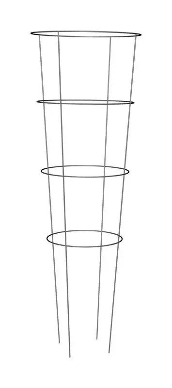 54 In. H X 16 In. W Gray Steel Tomato Cage