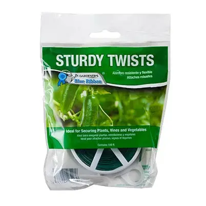 Sturdy Twists Plant Wire, Plastic-coated, 100-ft.