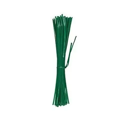 Plant Wire Ties, Plastic-coated, 8-in., 100-pk.