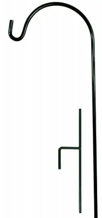 90in. Black Tall Single Classic Hanger Ts - Pack Of 10