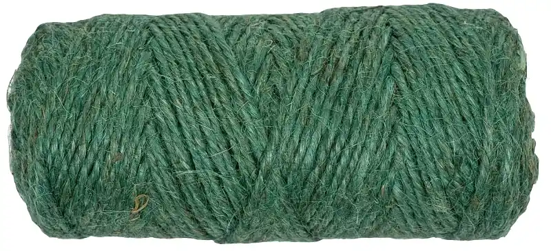 Soft Garden Twine, 200 Ft Length, Jute, Green, Model T028b