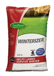 Winterizer Lawn Fertilizer, 32-0-10 Formula, Covers 5,000 Sq. Ft