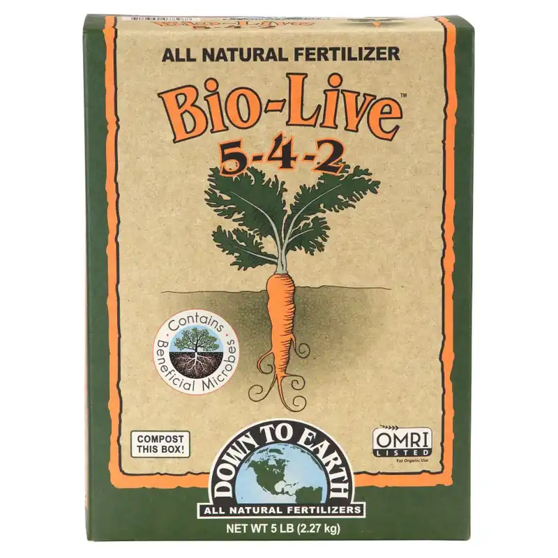 Bio-live Fertilizer, 5 Lb, 5-4-2 Nutrient Ratio