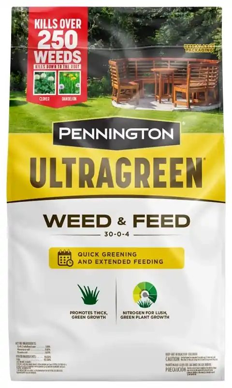 Ultragreen Weed & Feed Lawn Fertilizer 30-0-4 For All Grasses 5000 Sq Ft