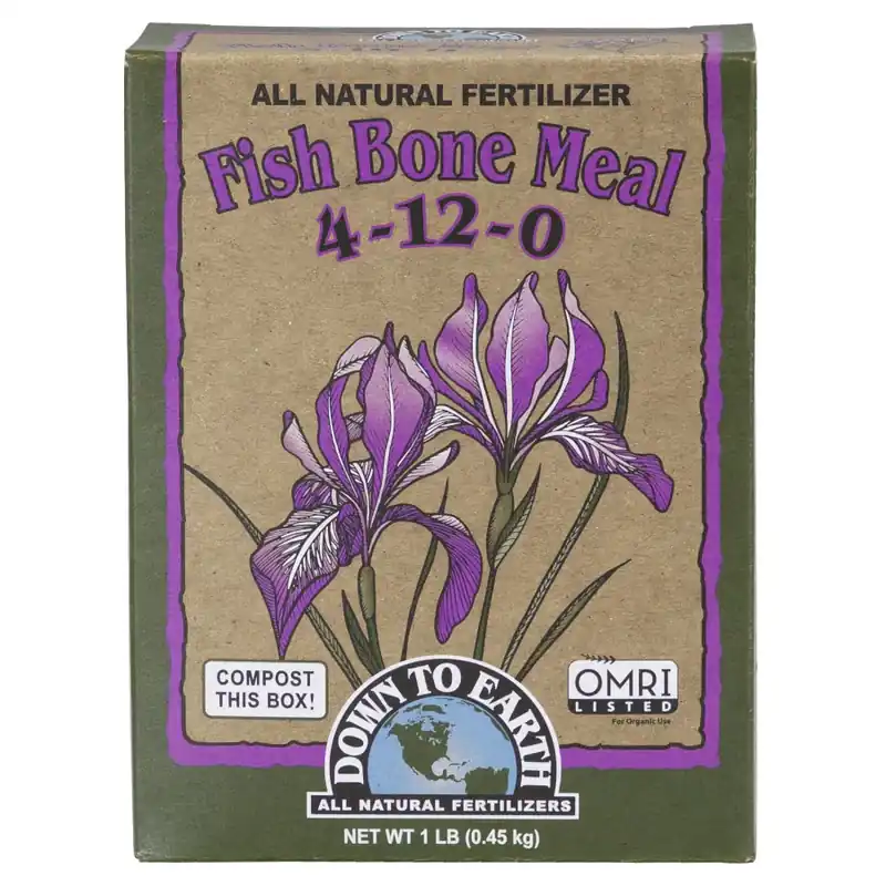 Fish Bone Meal Fertilizer 1 Pound For Organic Gardening
