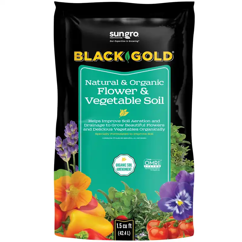 Organic Flower & Vegetable Garden Soil, 1.5-cu. Ft.