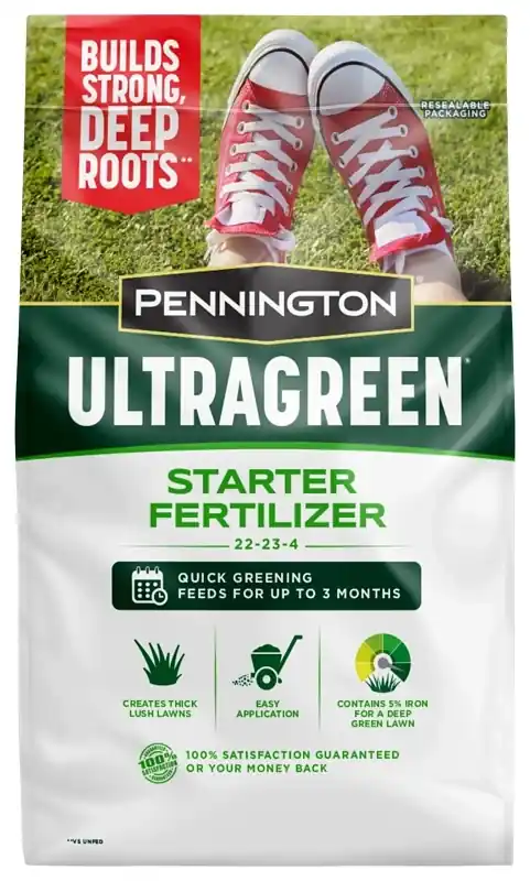 22-23-4 Lawn Starter Fertilizer, 14 Lb For Thick Green Grass