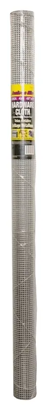 11051713 Galvanized Hardware Cloth, 10 Ft L X 48 In W, 1/4 X 1/4 In Mesh
