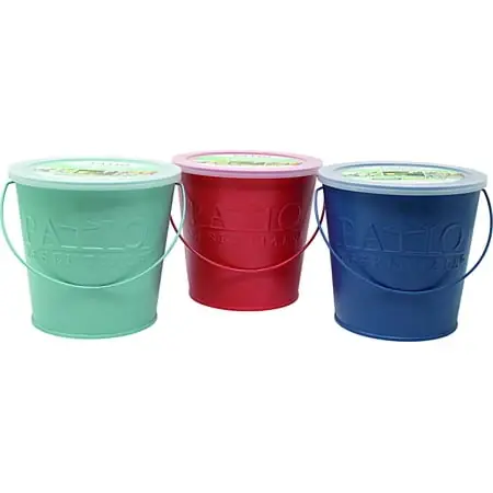 Citronella Bucket Candle Solid For Mosquitoes 17 Oz