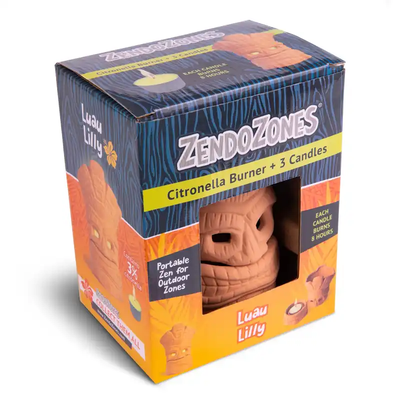 Zendozones Citronella Candle Burner Candle For Mosquitoes 1 Pk