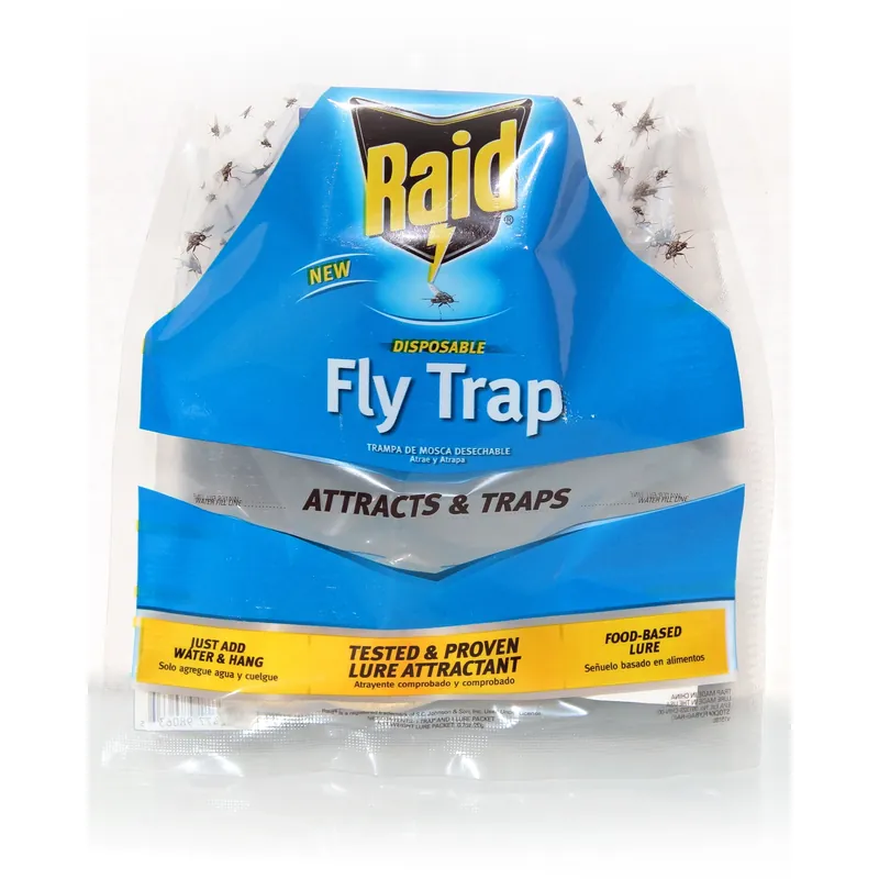 Fly Trap Bag - Effective Outdoor Solution For Flying Insects, Model Flybag-raidfd36