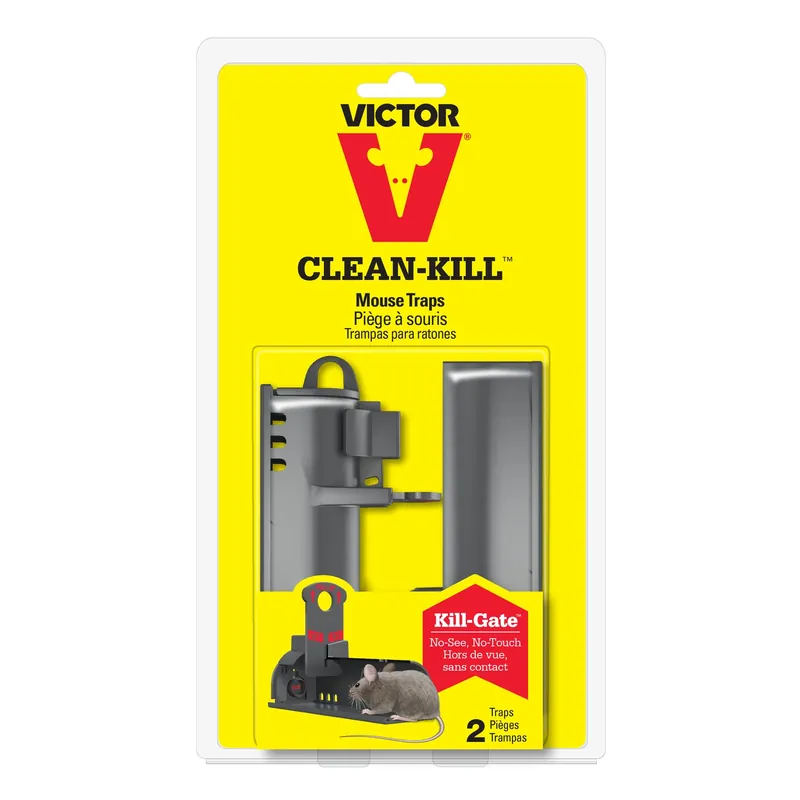 Clean-kill Small Covered Animal Trap For Mice 2 Pk