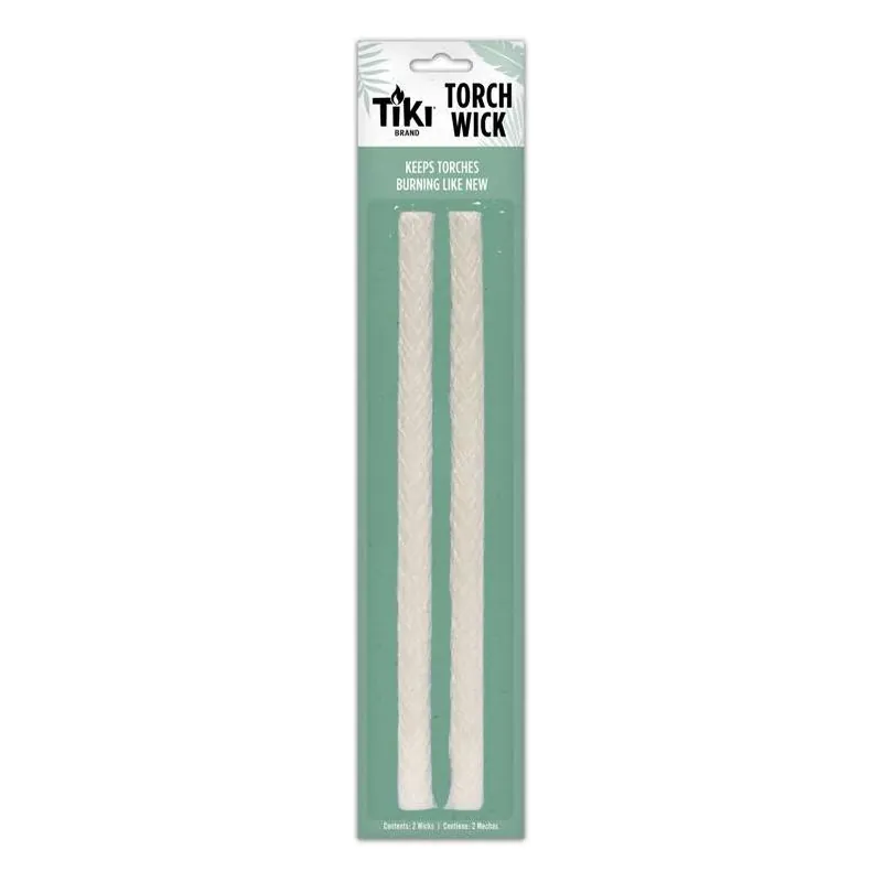 Tiki 0.5 In. X 9 In. L Round Wick Shape Fiberglass Torch Wick 2 Pk