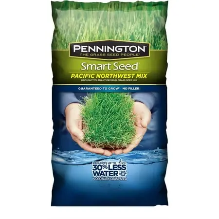 Smart Seed Pacific Northwest Mix Grass Seed, 7 Pounds - Water-saving Formula