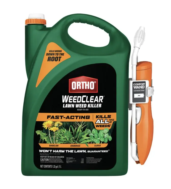 Weedclear Lawn Weed Killer Ready-to-use With Comfort Wand, 1.33 Gallons