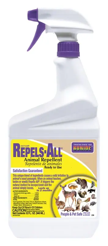 Repels-all Deer, Rabbit & Animal Repellent, 32 Oz. Spray