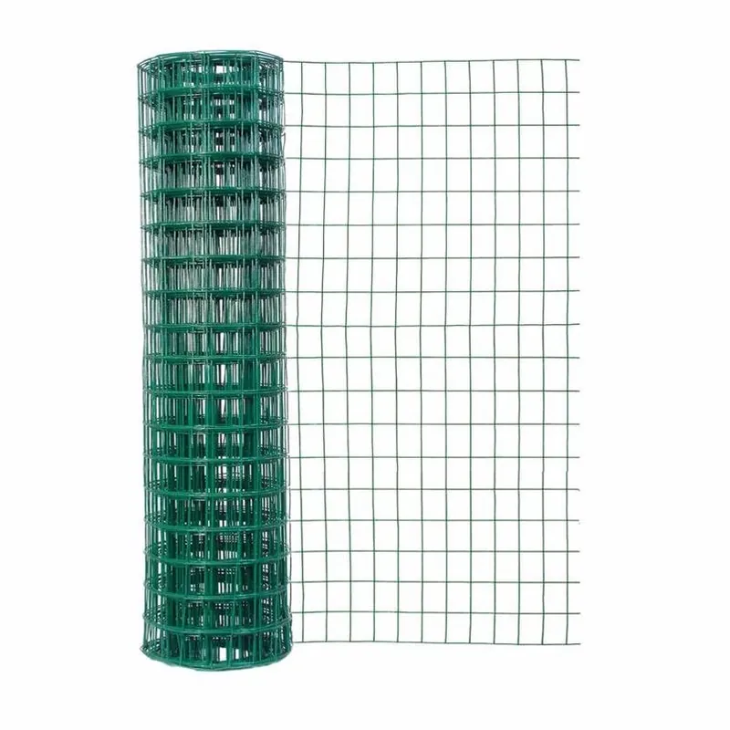 48" X 50‘ Green Vinyl‑coated Welded Wire Fence – 2×3 Mesh, 16‑gauge Steel