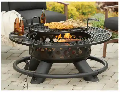 227766 47 In. Ranch Fire Pit With Grill