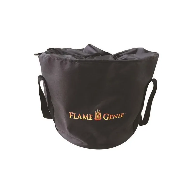 21 In. X 16 In. Flame Genie Inferno Canvas Tote, Black