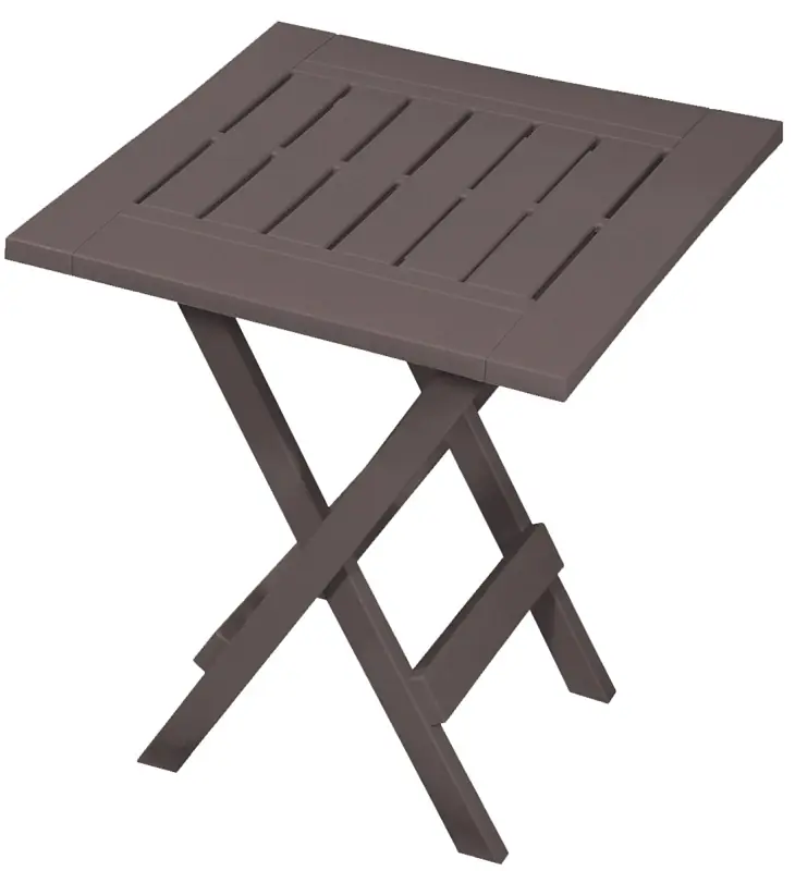 Resin Folding Table, Earth Tone