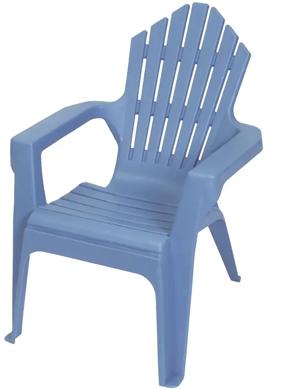 Kiddie Adirondack Chair 11347-20pdq Resin Frame Blue Heaven Color