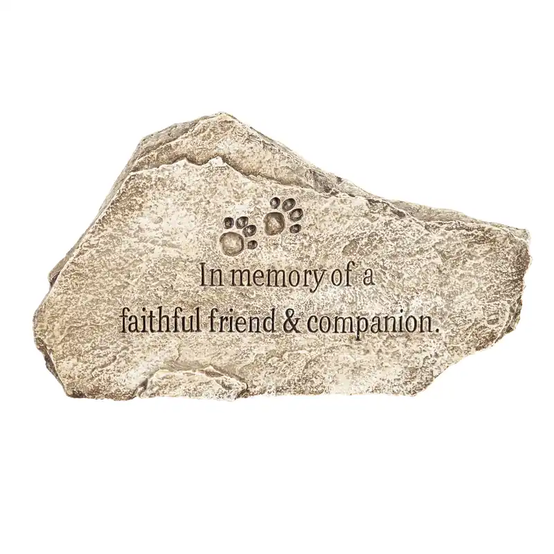 In Memory Of A Faithful Friend Companion Tiding Stone
