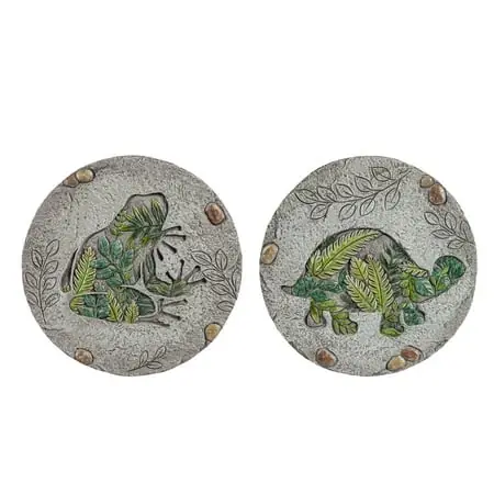 Stone Frog And Turtle Statues - Assorted Designs