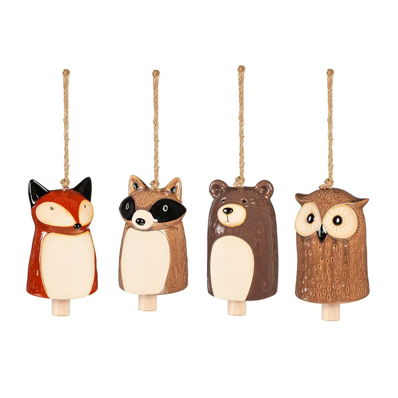 Woodland Animal Garden Bell - Charming Decorative Bell For Outdoor Spaces