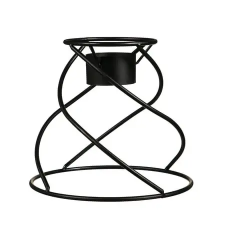 Gazing Ball Stand For Garden Decor, Durable Metal, Adjustable Height