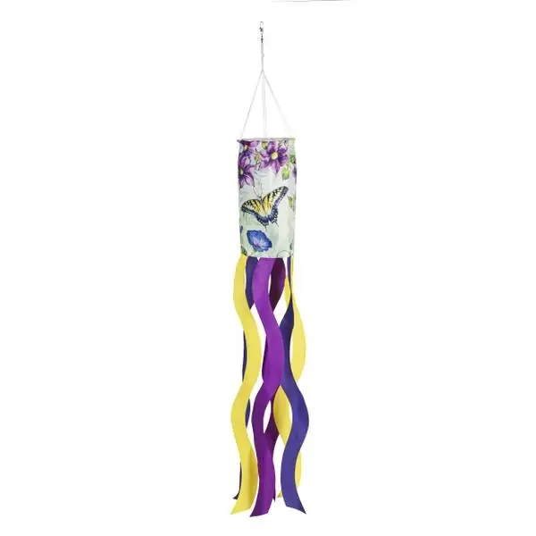 Trailing Vines Sublimated Windsock - Decorative Outdoor Garden Flag