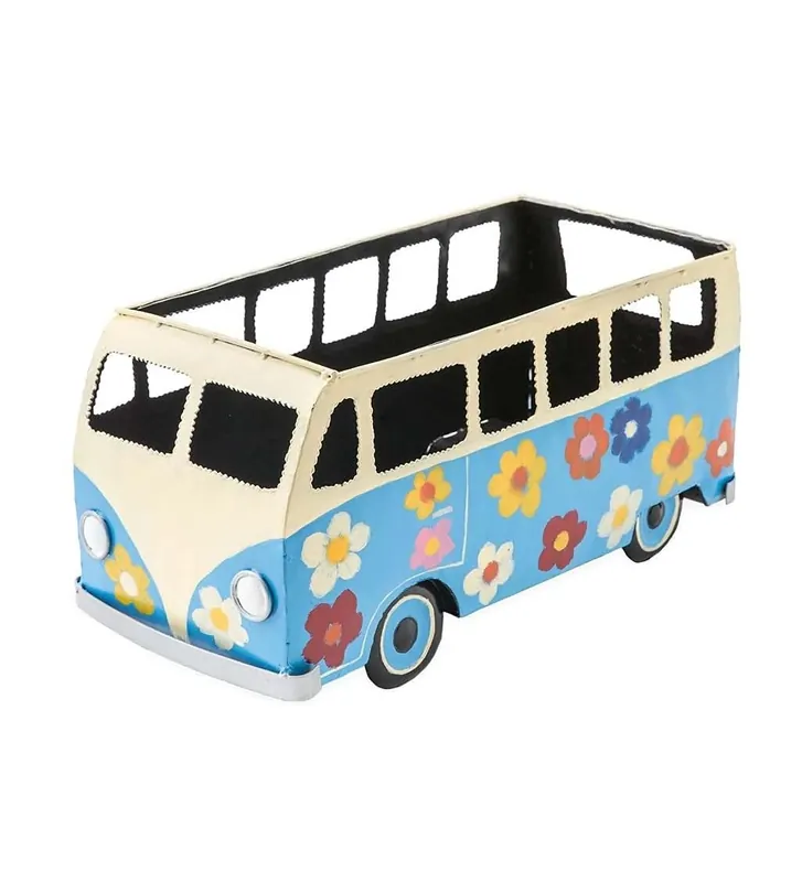 Miniature Bus Planter - Unique Decorative Pot For Succulents And Small Plants