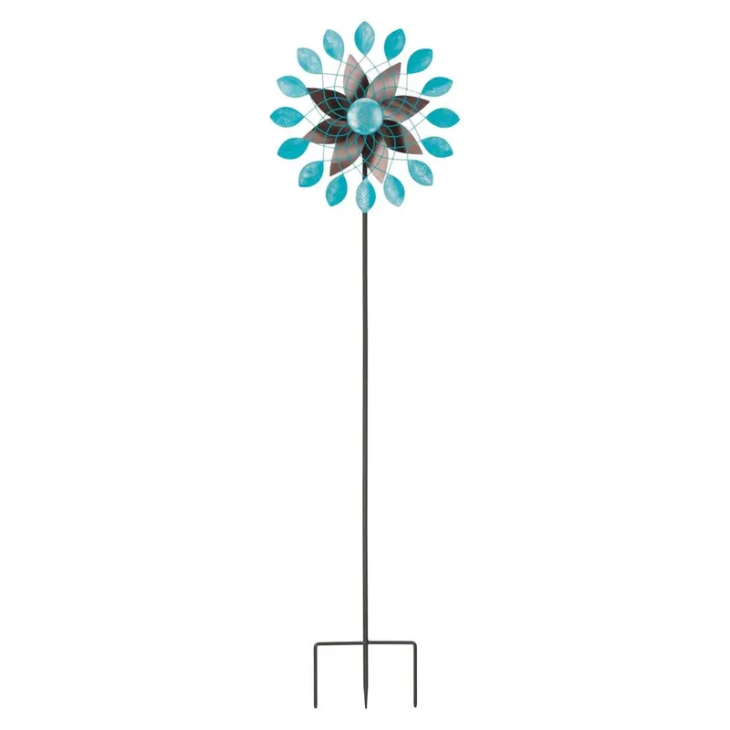 19 Inch Geo Wind Spinner - Outdoor Decorative Spinner