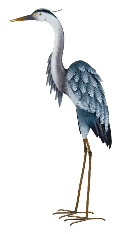 Blue Heron Lawn Ornament, 27" Tall, Model 12279