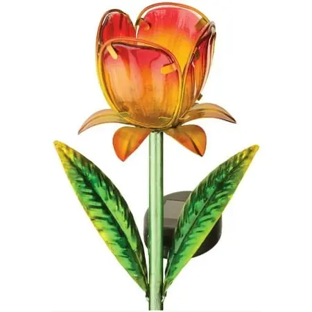 Yellow Solar Tulip Garden Stake - Model 12161