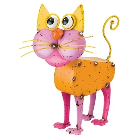 Cabo Decor Cat Figurine - Charming Home Accent For Cat Lovers
