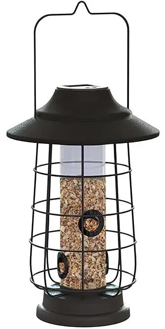 Solar Tube Bird Feeder - Durable, Weather-resistant, Easy To Clean