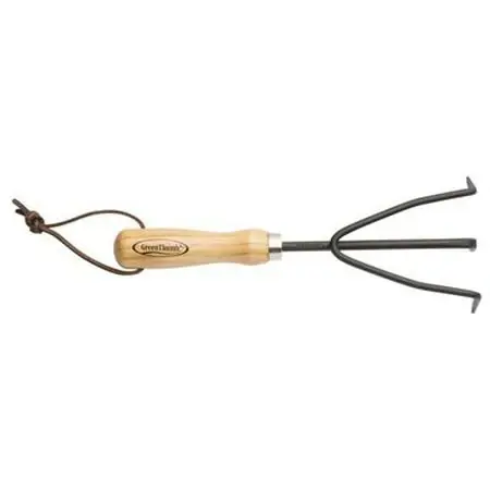 Garden Cultivator, Wood Handle, 9-in.