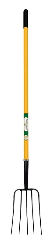 Bpj-5f-or Fork Manure Fiberglass 5 Tine With 54 In Hardwood Handle