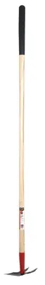 54-inch 2-prong Weeding Hoe With Cushion Grip Handle And Steel Blade