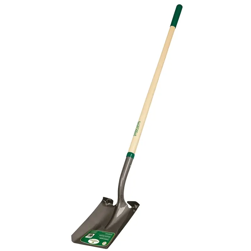 34603 Square Point Shovel With Steel Blade And 48 In Wood Handle