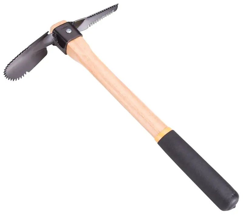 Gm7002 Ergonomic Hoe And Pick Tool, 14-inch With Cushion Grip