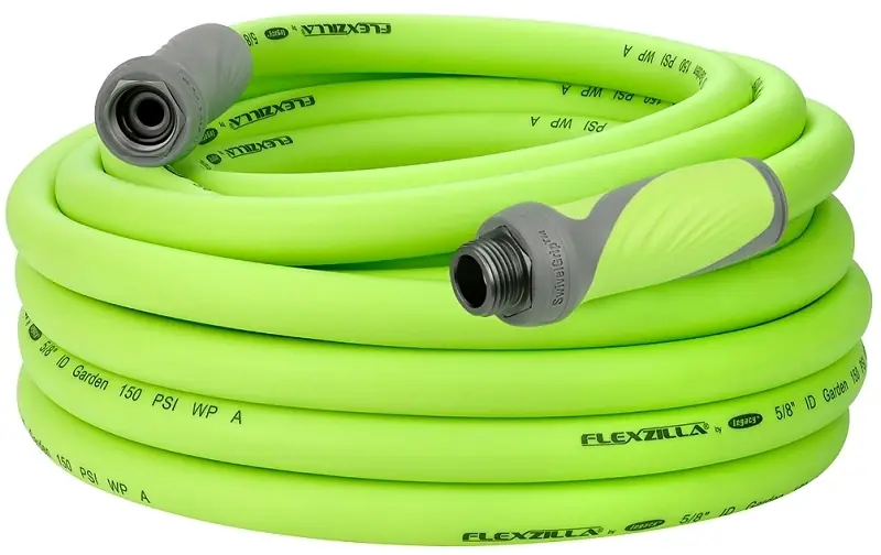 Swivelgrip Garden Hose, 5/8 In Diameter, 50 Ft Length, Green Polymer