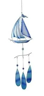Chime Sailboat Decorative Wind Chime For Outdoor And Indoor Use