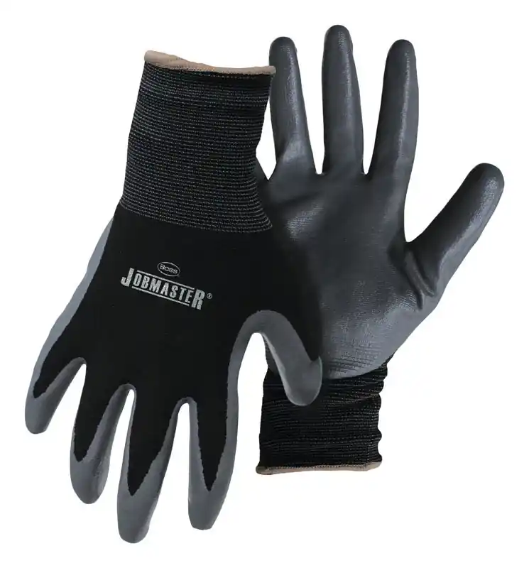 Jobmaster Men‘s High Dexterity Palm Gloves Black/gray Size M - 1 Pair