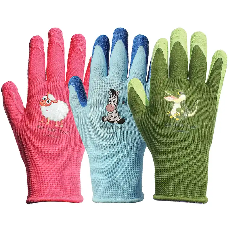 Kid Tuff Too Children‘s Gloves Assorted Colors Xxs - Durable And Washable