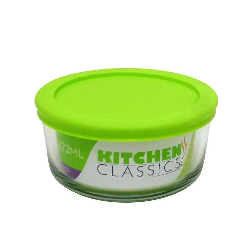 Kitchen Classics 2 Cups Food Storage Container 2 Pk Clear