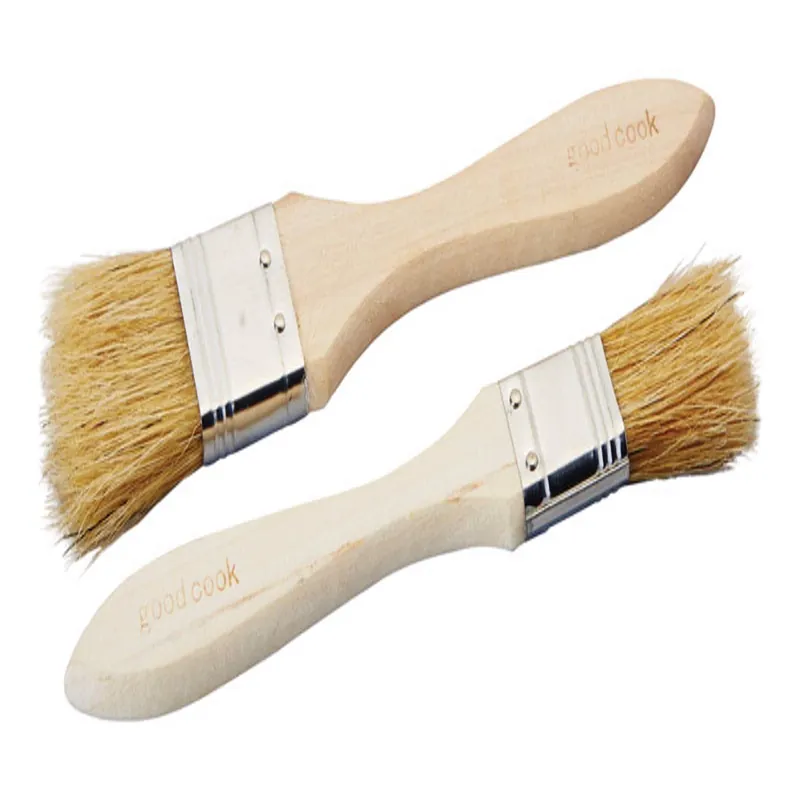 Natural Wood Pastry/basting Brush Set
